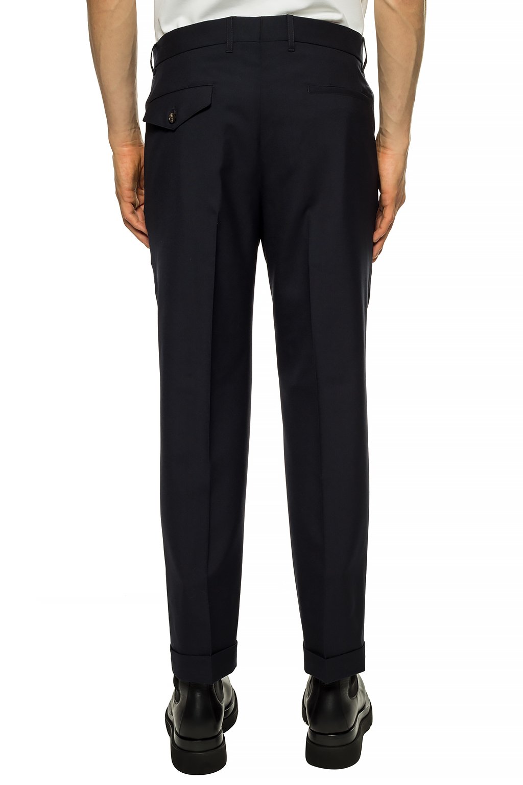 Marni Wool pleat-front trousers